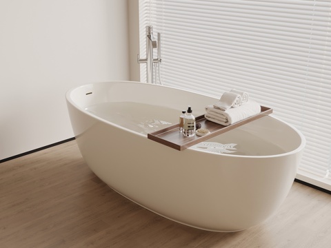 Modern independent bathtub