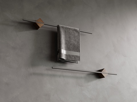 Modern towel rack