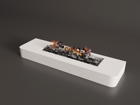 Modern Fireplace Electronic Fireplace Flame