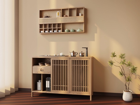 New Chinese Tea Cabinet Storage Cabinet