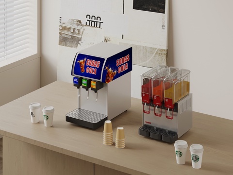 Water dispenser modern juice machine beverage machine paper cup