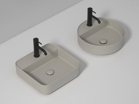 Modern sink basin under counter basin