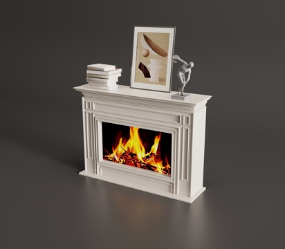 Modern Fireplace Electronic Fireplace Flame