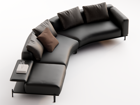 Modern Multiplayer Sofa Curved Sofa