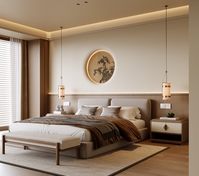 New Chinese bedroom