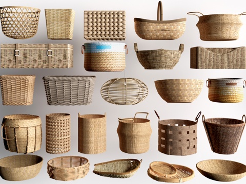 Modern Basket Bamboo Sketches Bamboo Basket Rattan Frame