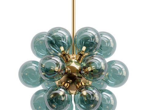 Modern Affordable Luxury Style Spherical Glass Chandelier