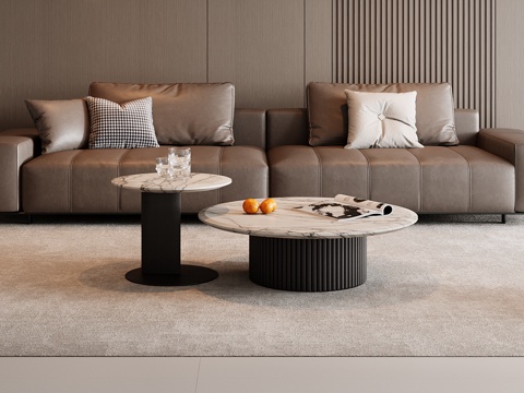 Italian Sofa Coffee Table Combination