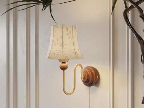 Wall lamp French wall lamp bedside lamp Decorative Light