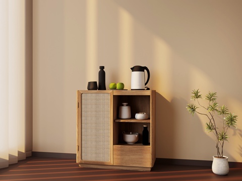 New Chinese-style Tatami Tea Table Storage Cabinet