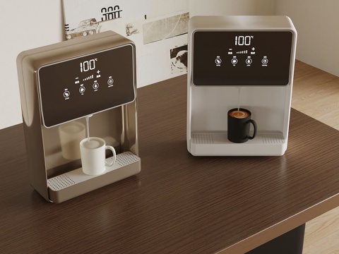 Appliance combination modern direct drink machine coffee machine