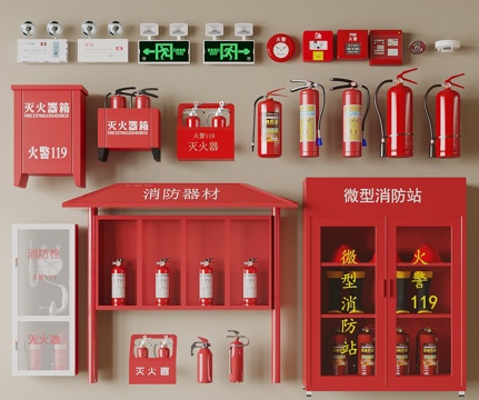 Fire hydrant fire equipment fire extinguisher safety exit alarm safety sign