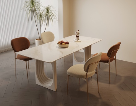 Modern Quiet Dining Table Chair