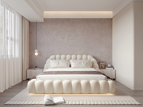 Modern Cream Style Bedroom