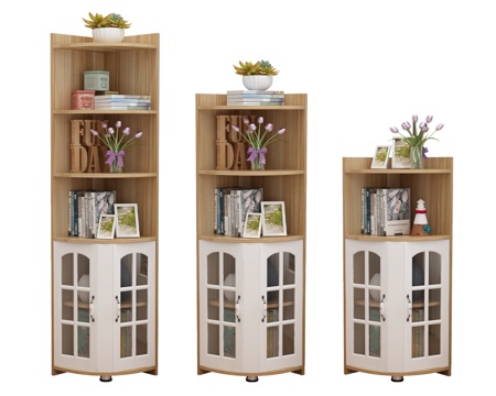 Modern corner cabinet