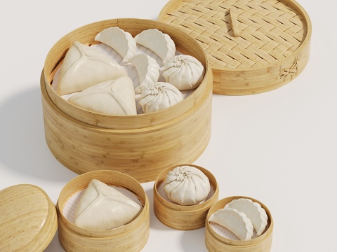 Steamed bun steamed stuffed bun dumpling noodle food