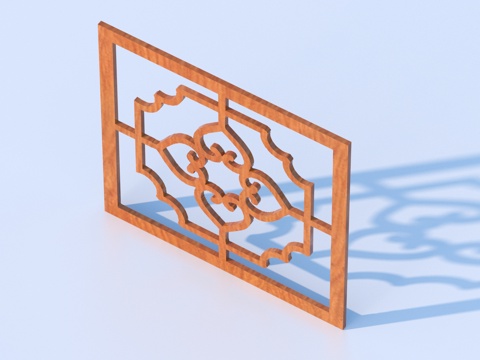 Cut-out window, lattice window, cut-out window, relief wood carving