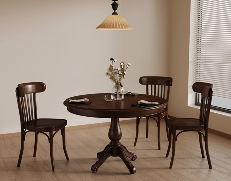 Dining table and chair