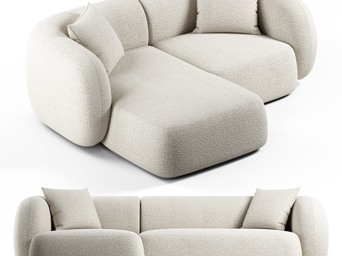 Modern Cream Kave Home-Martina Sofa