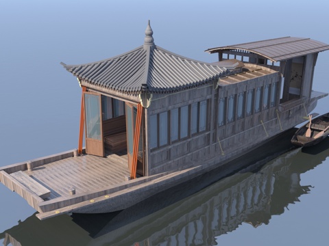 Chinese-style boat