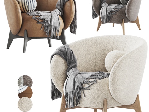 Modern cream style Tilar armchair