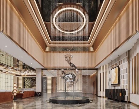 Affordable Luxury Style Hotel Lobby