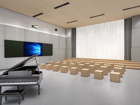 Modern Kindergarten Music Classroom Musical Instrument Music Training Room