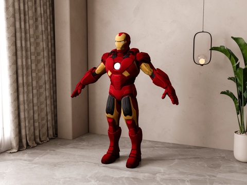 American Iron Man Sculpture Ornaments