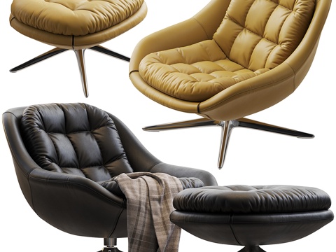 Modern Italian Kendall Lounge Chair