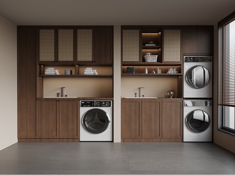 Laundry Medium Style Laundry Room Laundry Cabinet Washing Machine