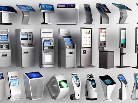 Modern all-in-one machine self-service machine number machine inquiry machine ticket machine