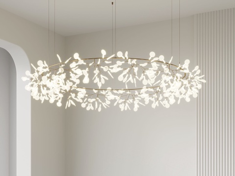 Cream Style art chandelier