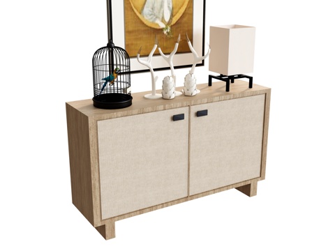 Locker Decorative Cabinet Ornaments Table Lamp Hanging Painting Bird Cage Shoe Cabinet Sideboard Island Cabinet Decorative Cabinet