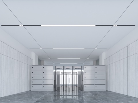 Modern Office Business Lobby