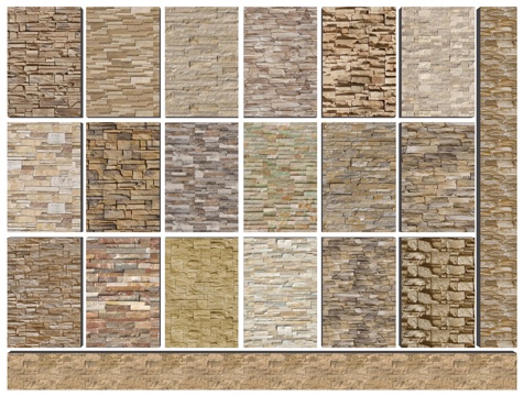 Modern culture stone wall stone brick wall old wall brick culture brick stone wall stone base antique brick