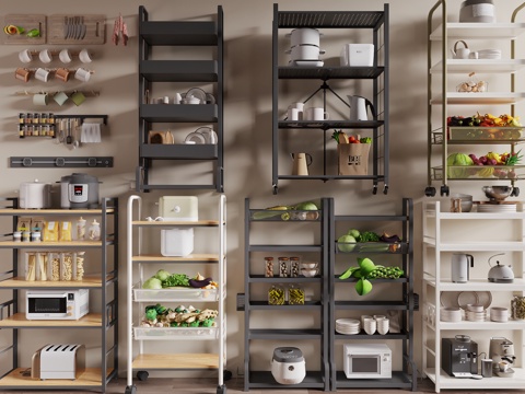 Modern Kitchen Shelf