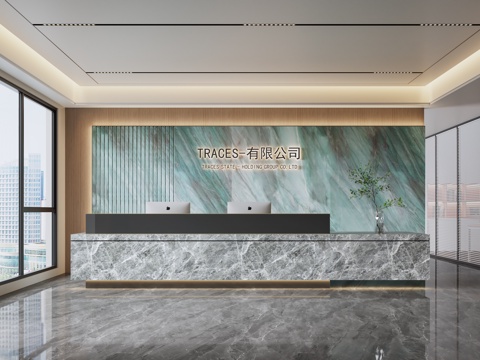 Modern Company Front Desk