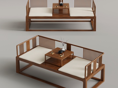 New Chinese-style Arhat Bed