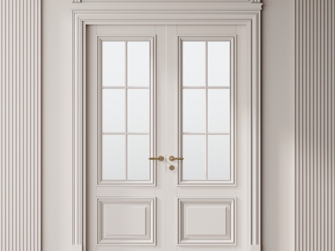 Jane Europe double open glass door