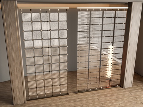 Glass Partition Glass Brick Metal Partition Art Cement Partition Changhong Glass Partition Wooden Grille