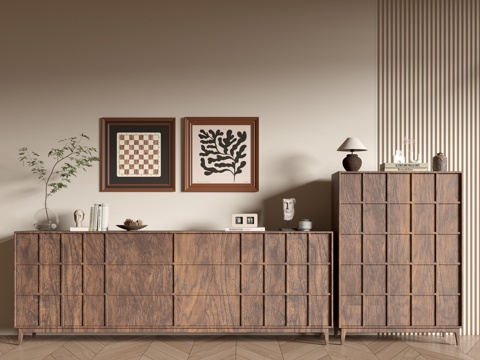 Modern Wood Grain Cabinet Minimized Style Cabinet Whole Cabinet Sideboard Balcony Cabinet Storage Cabinet