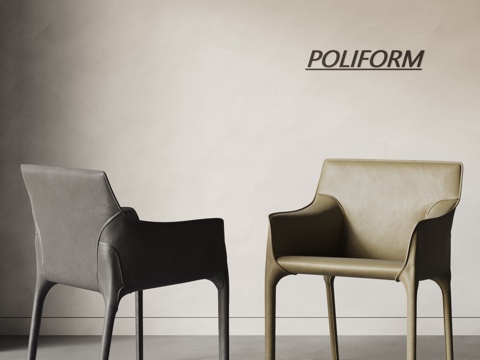 POLIFORM modern leather Chair