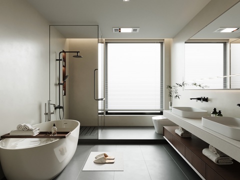 Modern Toilet Bathroom Cabinet Bathtub Toilet Rain Partition