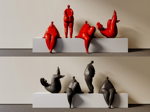 modern figure sculpture