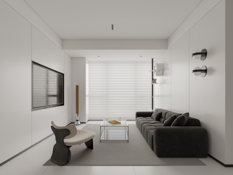 Modern Minimalist Living Room