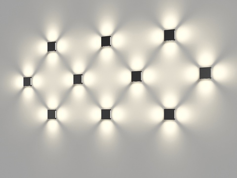 Modern metal wall lamp