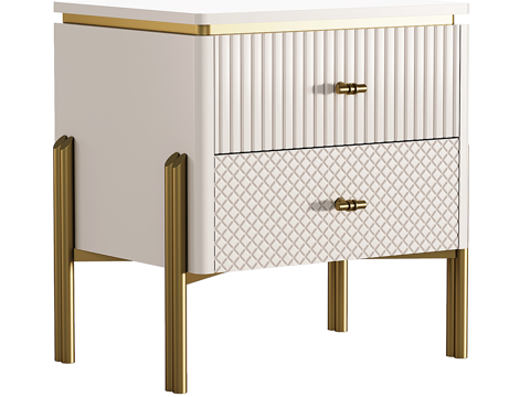 Modern Simple Affordable Luxury Style Bedside Table Bedside Table Simple Cabinet Low Cabinet