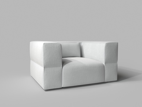 Modern Fabric Single Sofa