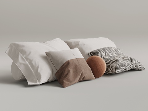 Modern pillow pillow combination