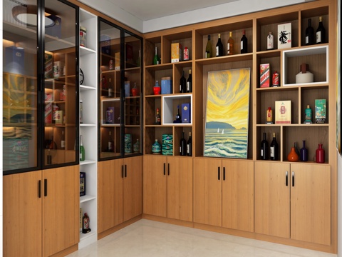 Modern Wine Cabinet Combination Wine Cabinet Basement Wine Cabinet Simple Wine Cabinet